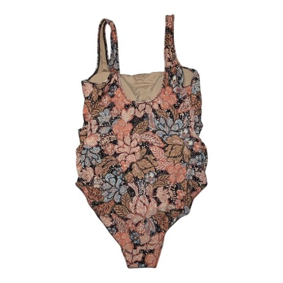 A Pea in the Pod Maternity Swimsuit One Piece Women Medium Floral Beach Swim - Picture 2 of 8